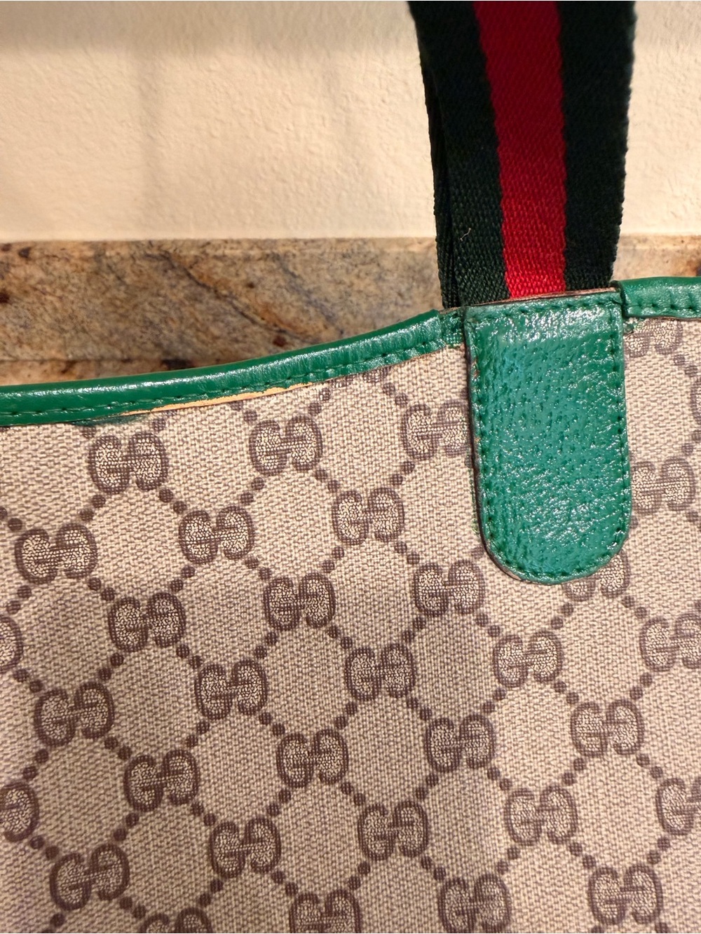 Gucci Monogram Tote (Refreshed/Modified) - Picture 6 of 13